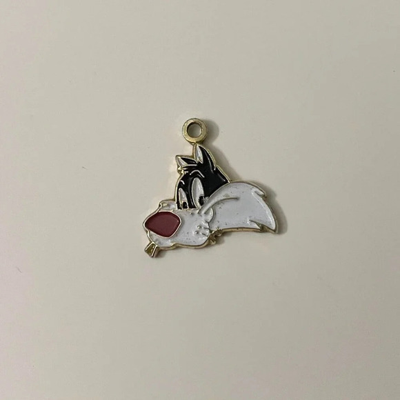 Vintage Looney Tunes Sylvester Tweety Bird Charms Pendants - Picture 5 of 11